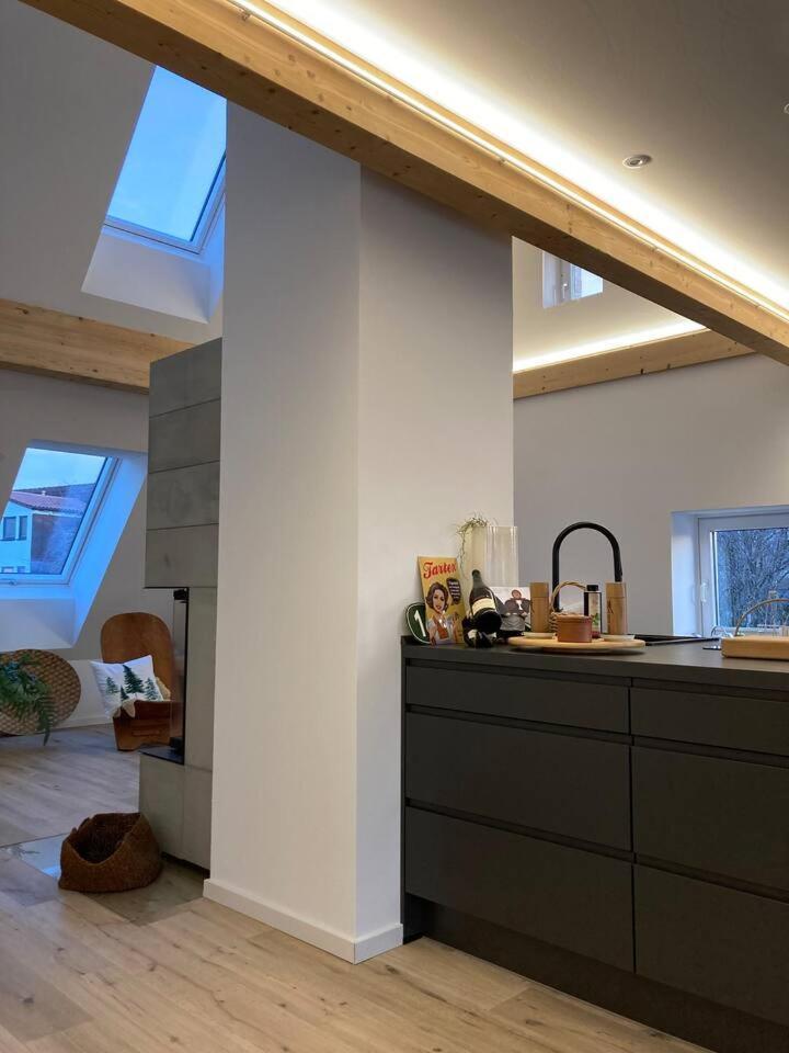 Neues Penthouse-Loft Mit Konuskarte Fuer Gratis Oepnv Lägenhet Ehrenkirchen Exteriör bild