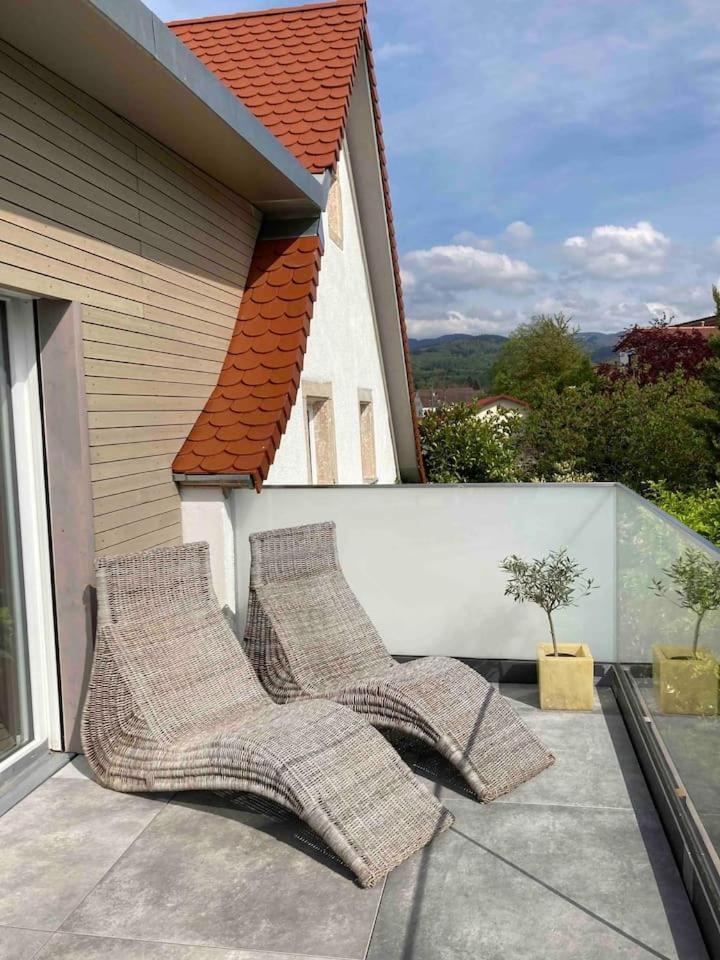 Neues Penthouse-Loft Mit Konuskarte Fuer Gratis Oepnv Lägenhet Ehrenkirchen Exteriör bild